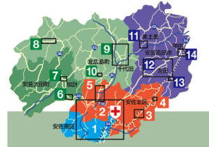 地域医療連携マップ・安佐市民病院様